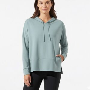 Mondetta Ottoman Hoodie XXL Abyss Green Athleisure Oversized Stretch Cozy